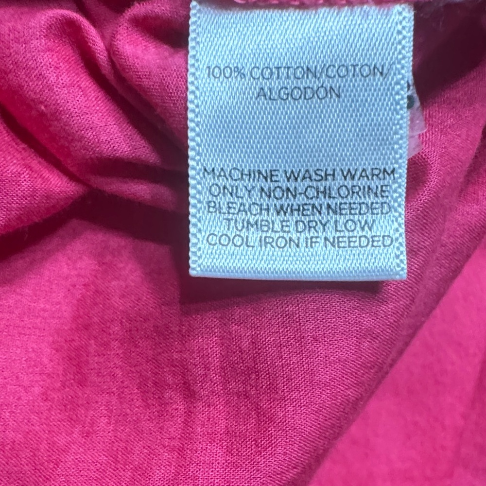 Loft Fuchsia Ruffle Camisole Size M - Picture 6 of 6